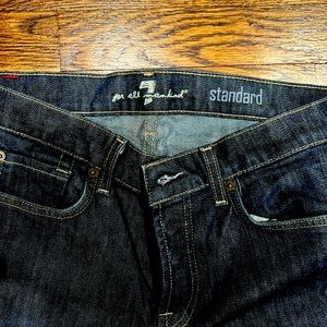 7 standard great condition straight leg jeans size 30